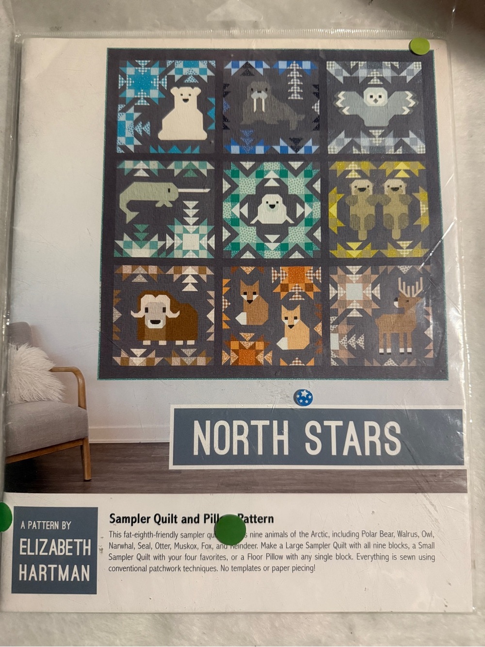 North Stars Sampler Quilt Pattern by Elizabeth Hartman